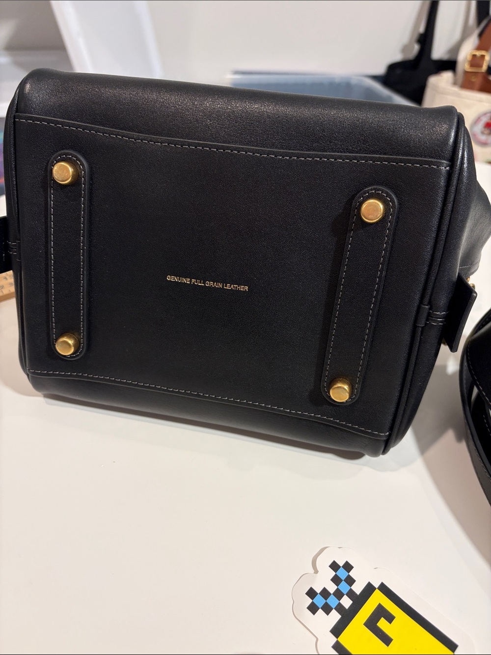Coach Rogue Cube 20 Black Gold Hardware - Picture 7 of 9